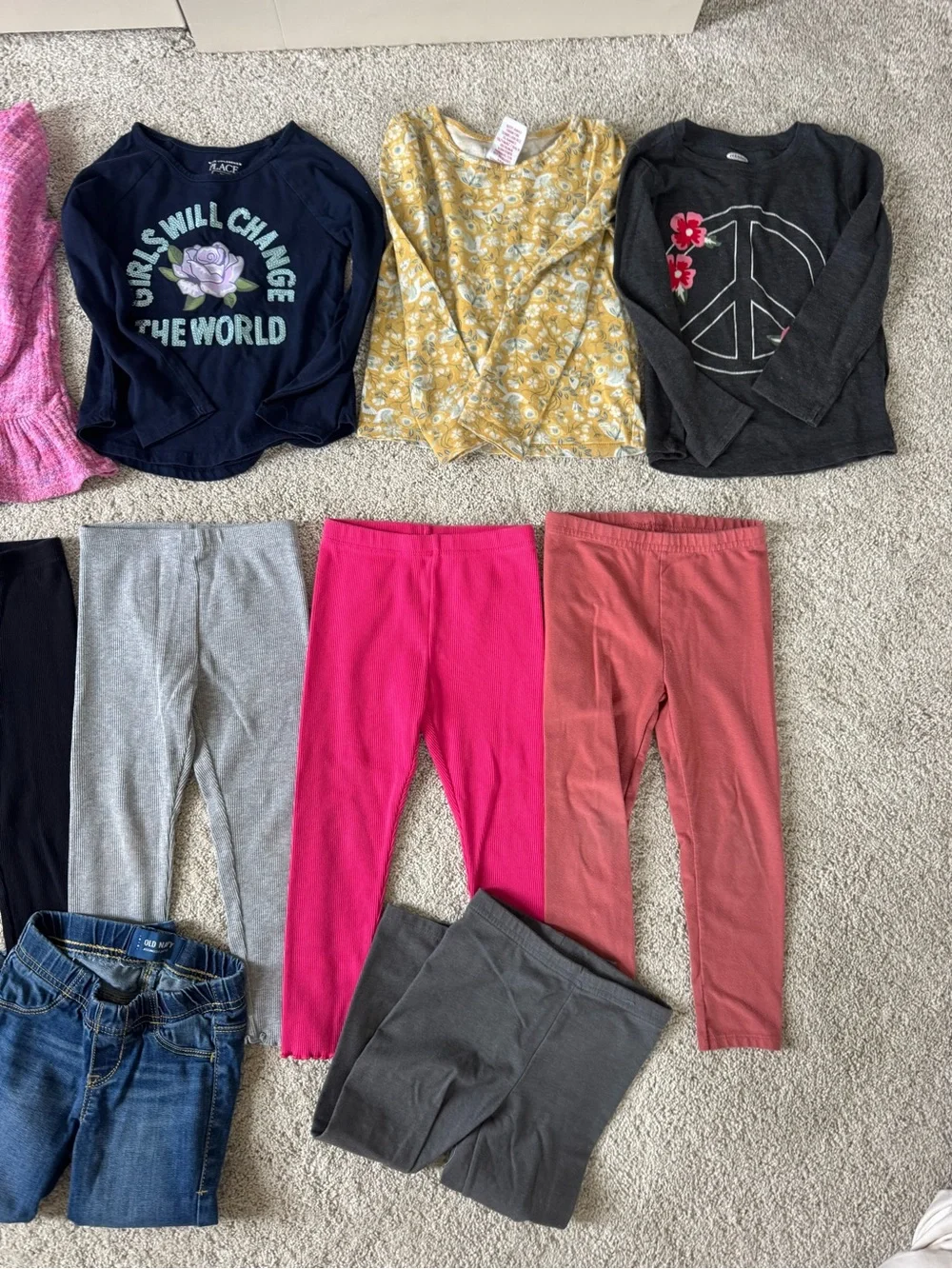 Lot of 3t tops and bottoms - 16 items!